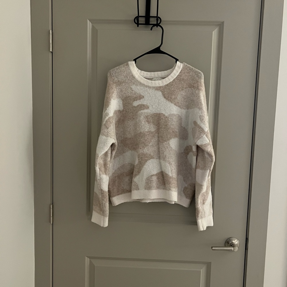 Camo Print Sweater